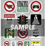 蝙蝠俠&羅賓圖標貼紙